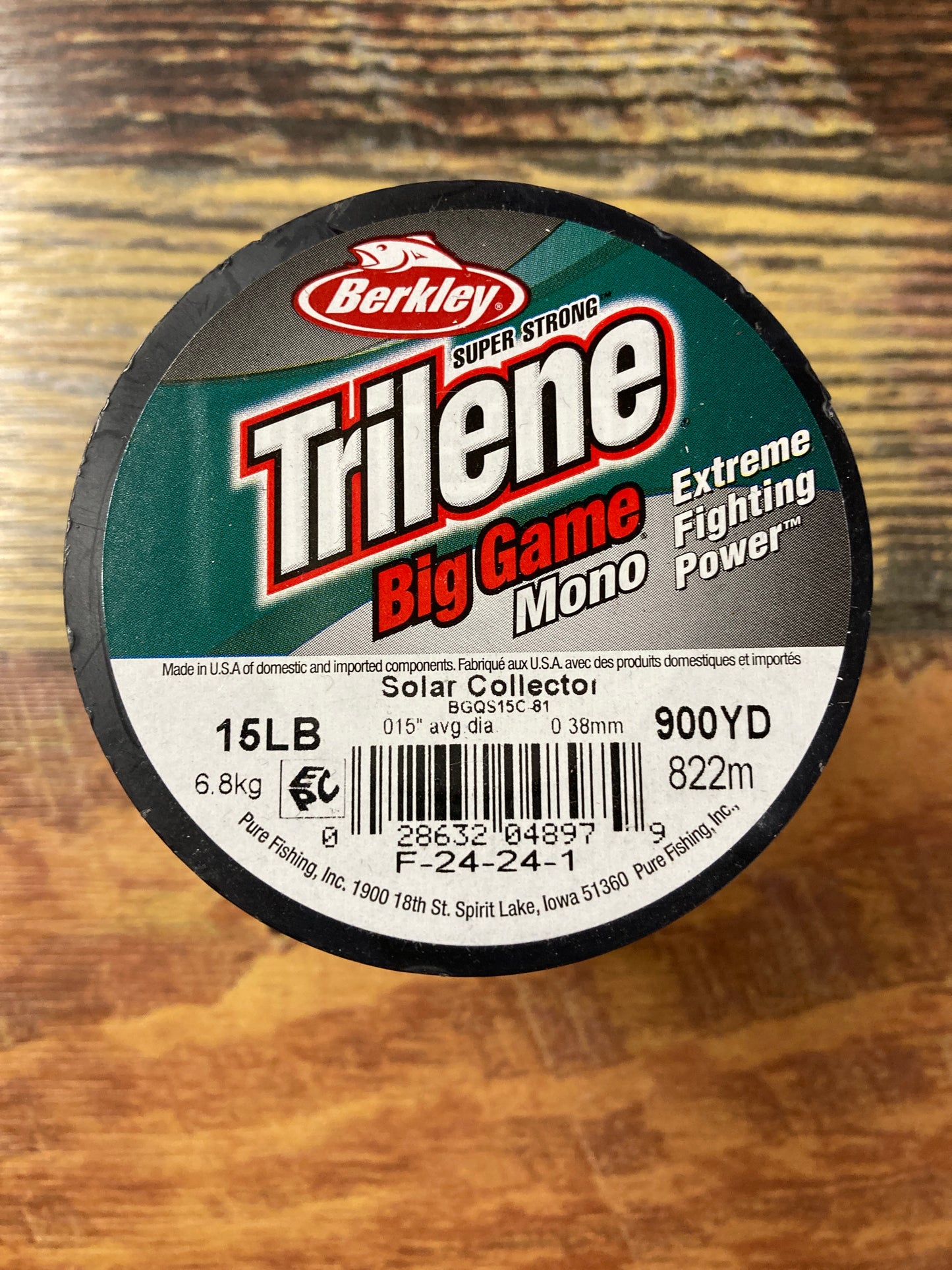 Berkley Trilene Big Game 15 lb. 900 yd - Solar Collector