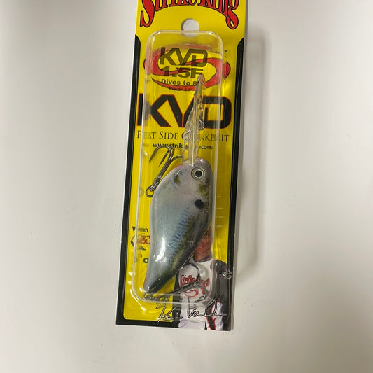 Strike King KVD 1.5F Flat Side Natural Shad