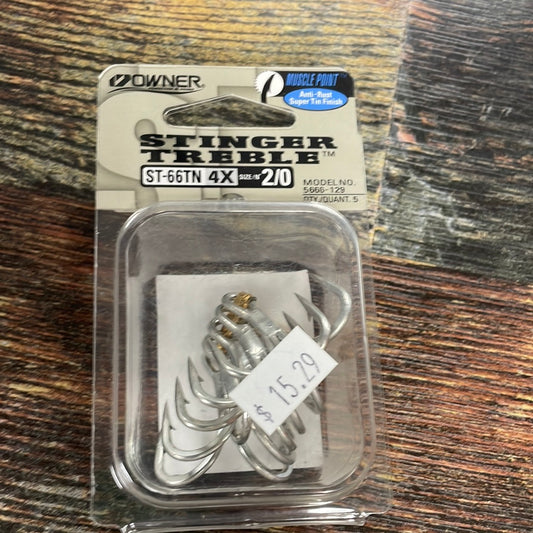 Stinger Treble Hooks size 2