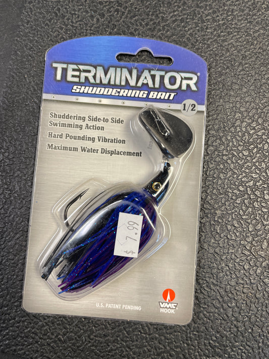 Terminator Shuddering bait Blk Blu Prpl SBD1296