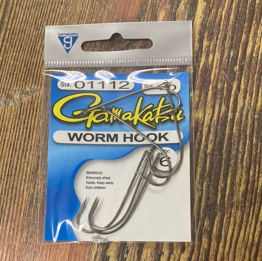 Gamakatsu Worm Hook 2/0