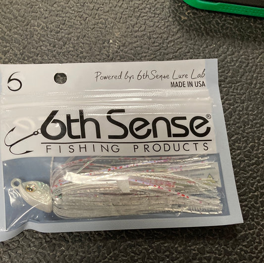 6th Sense OH Braid Jig 5/16 oz. Bleeding Shad