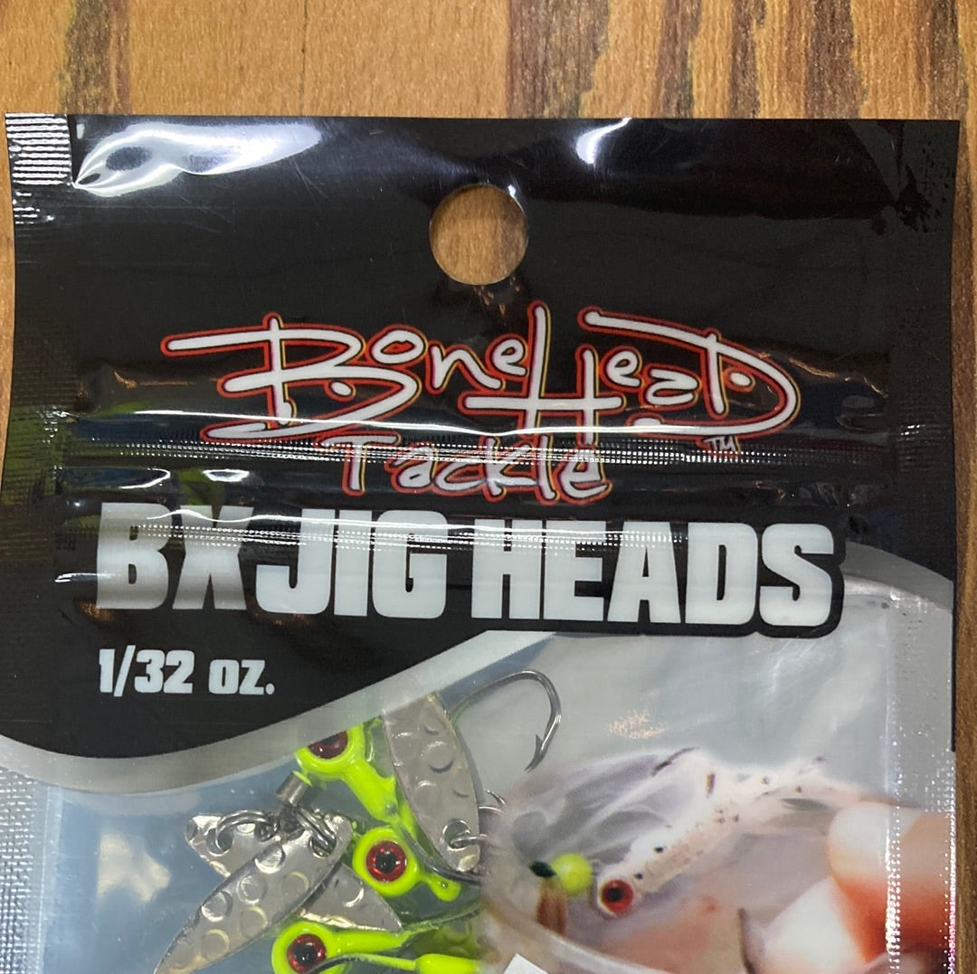 Bone Head BX Jig Heads 1/32 oz. Chartreuse