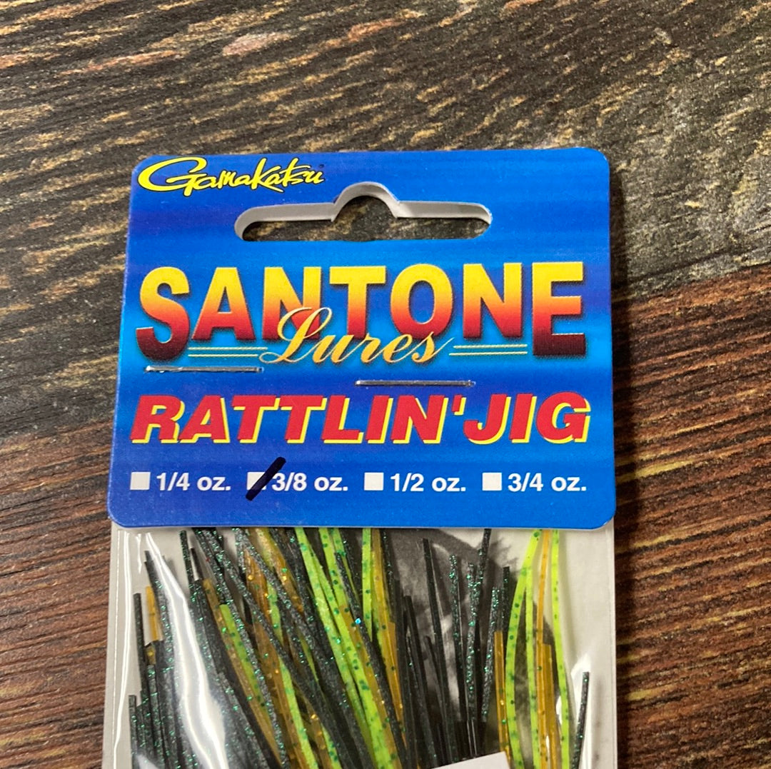 Santone Rattlin jig 3/8 oz. Mexican Heather