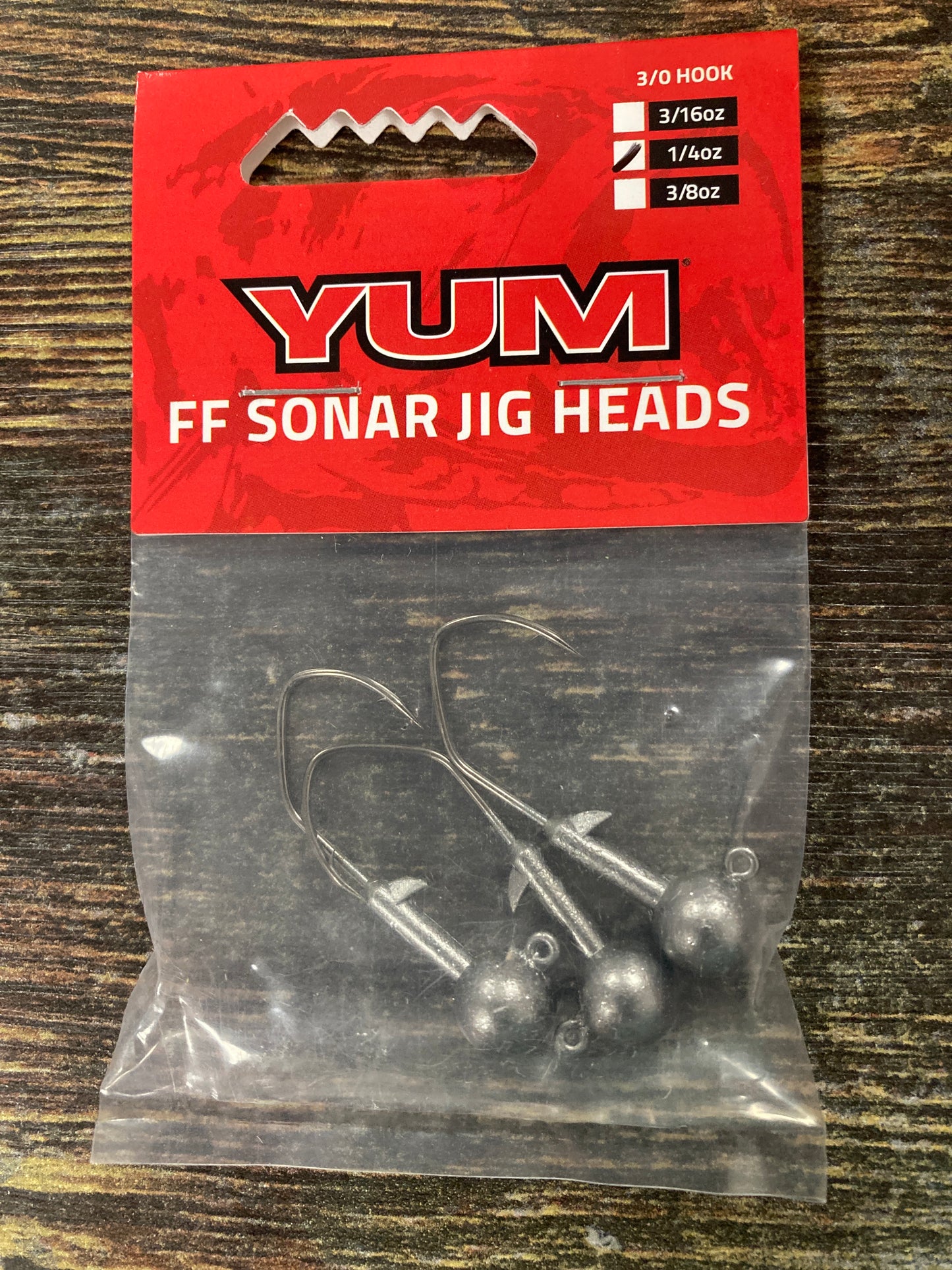 Yum FF Sonar Jig 1/4 oz. 3/0 Smoke