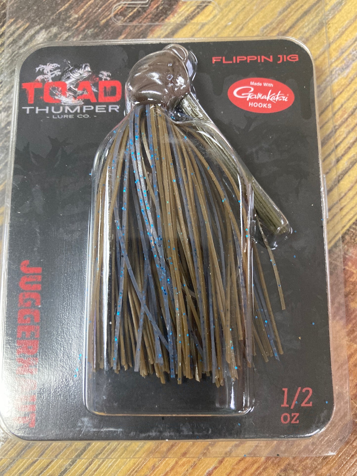 Toad Thumper Juggernaut Jig 1/2 oz Blue Craw