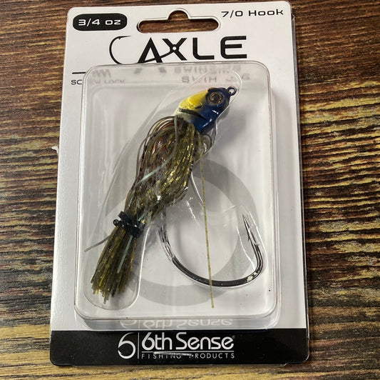 6th Sense Axle Swing Swim Jig 3/4 oz. 7/0 Bluegill Fire