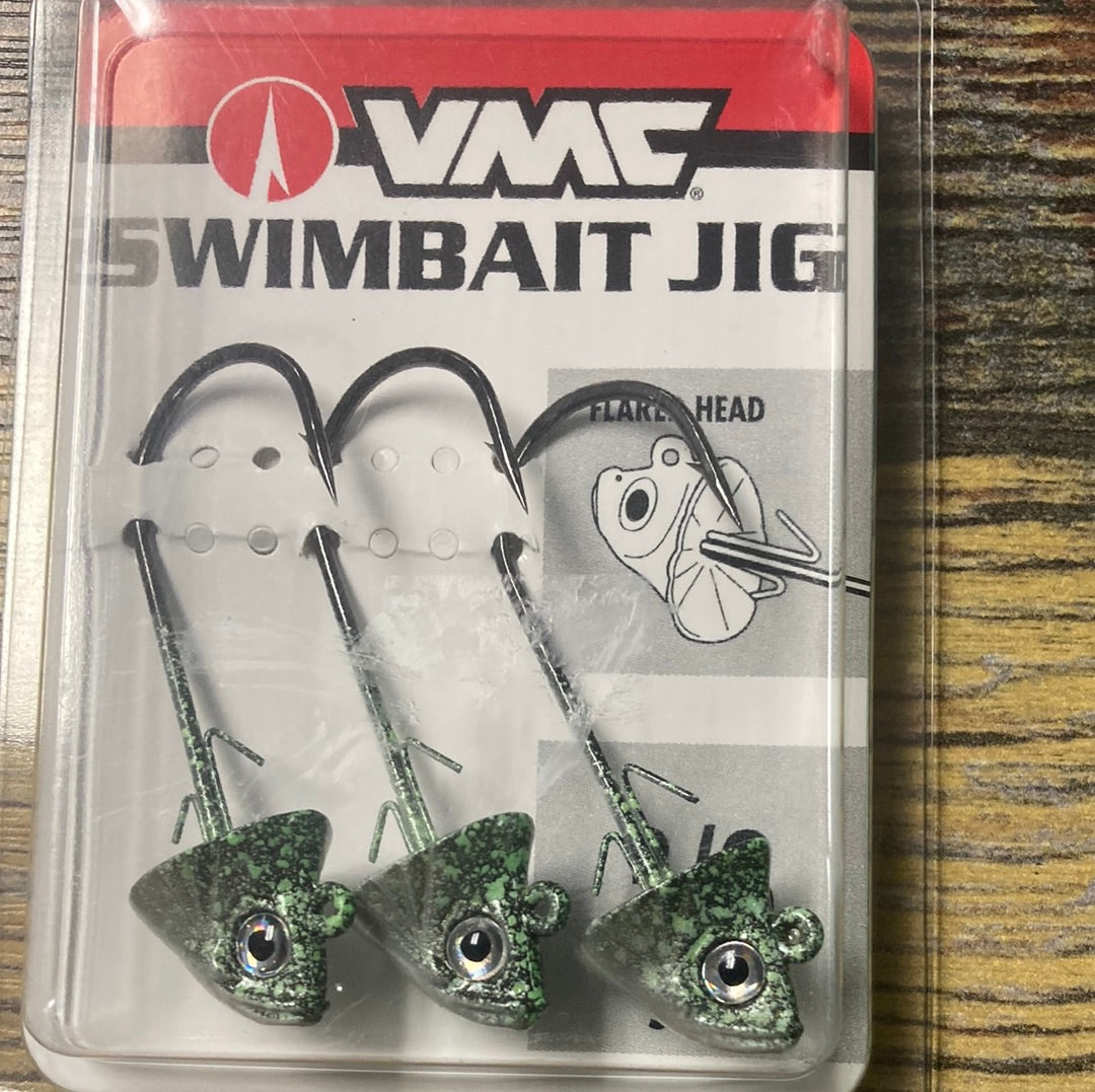 VMC Swimbait jig 3/8 oz. Flared Head