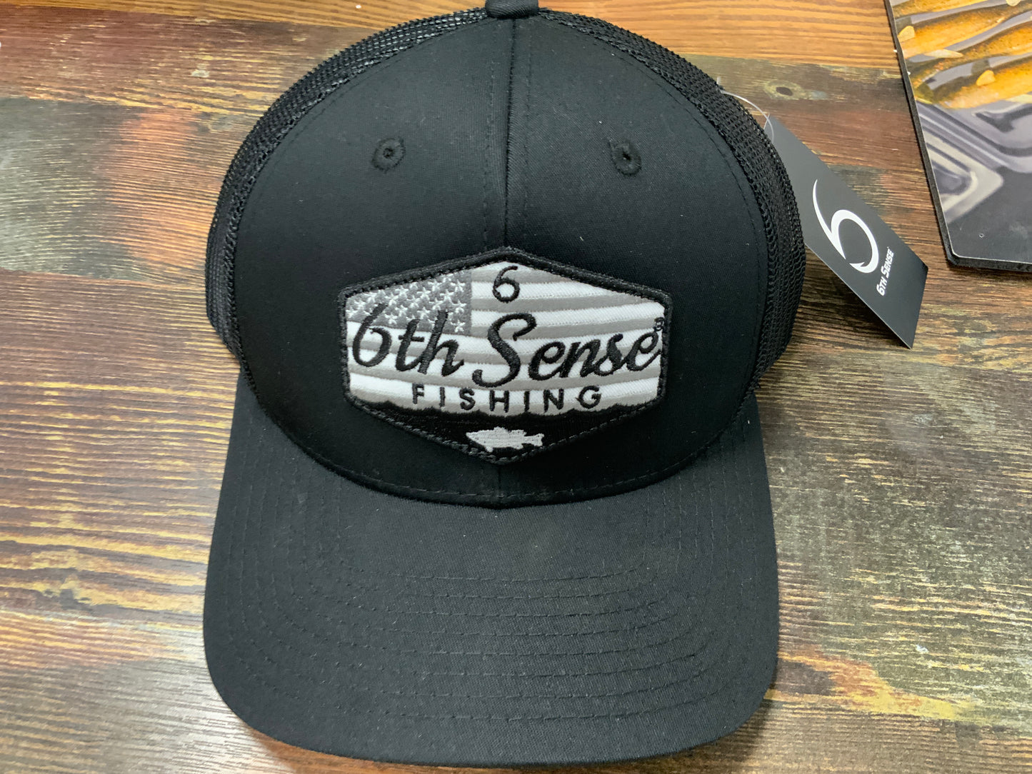 6th Sense Hat - 6 Flag - Black