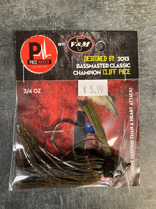 V&M Flatline Football jig 3/4oz. V&M Candy