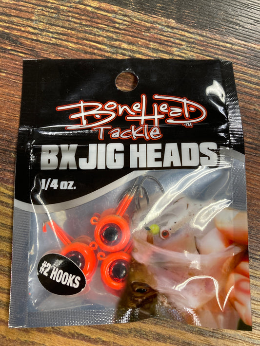 Bone Head  BX Jig Heads 1/4 oz. Orange