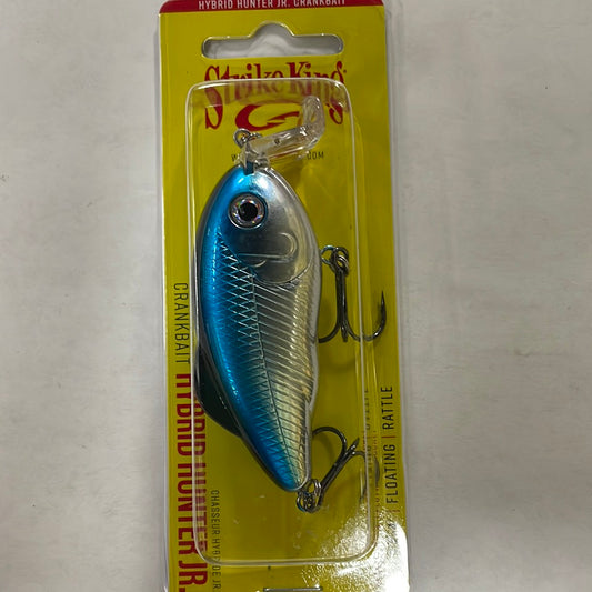 Strike King Hybrid Hunter JR Chrome/Blue Back