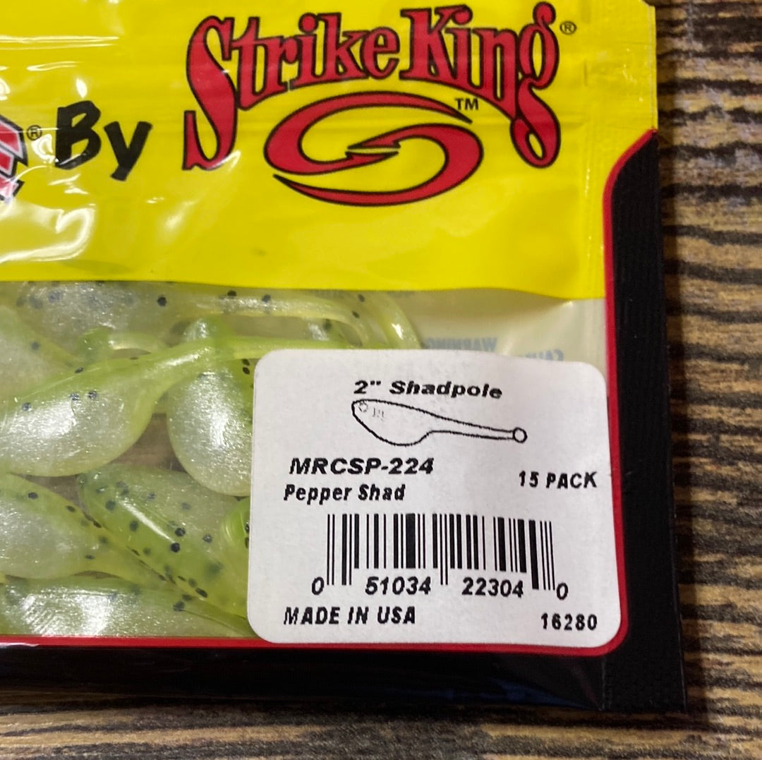 Mr Crappie 2” Shadpole Pepper Shad – Lake Fork Resort