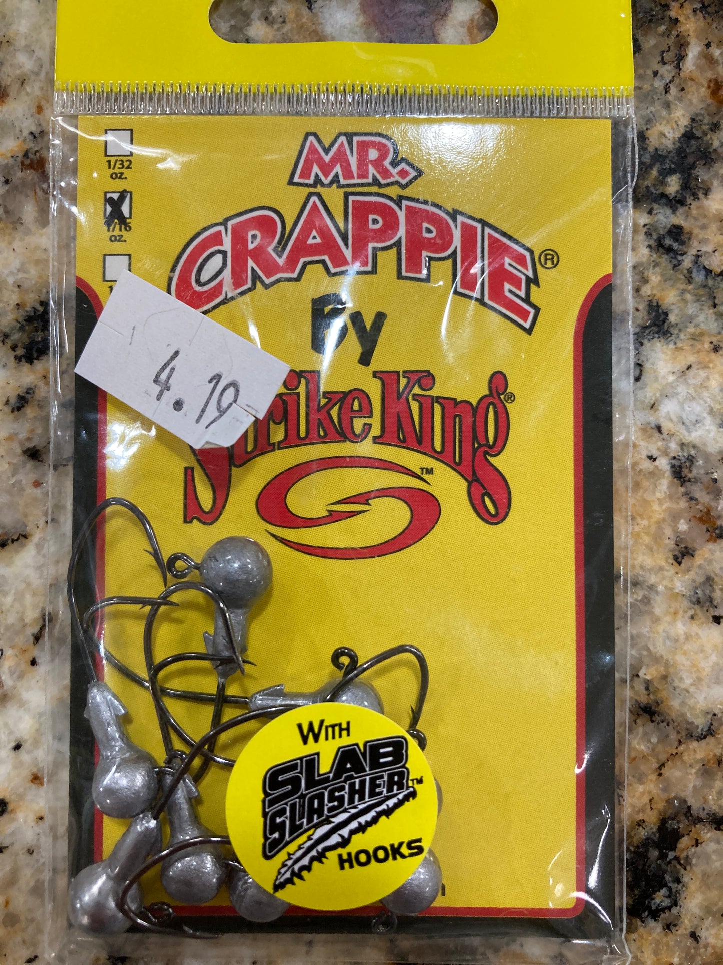 Mr Crappie Slab Slasher 1/16 oz. Unpainted