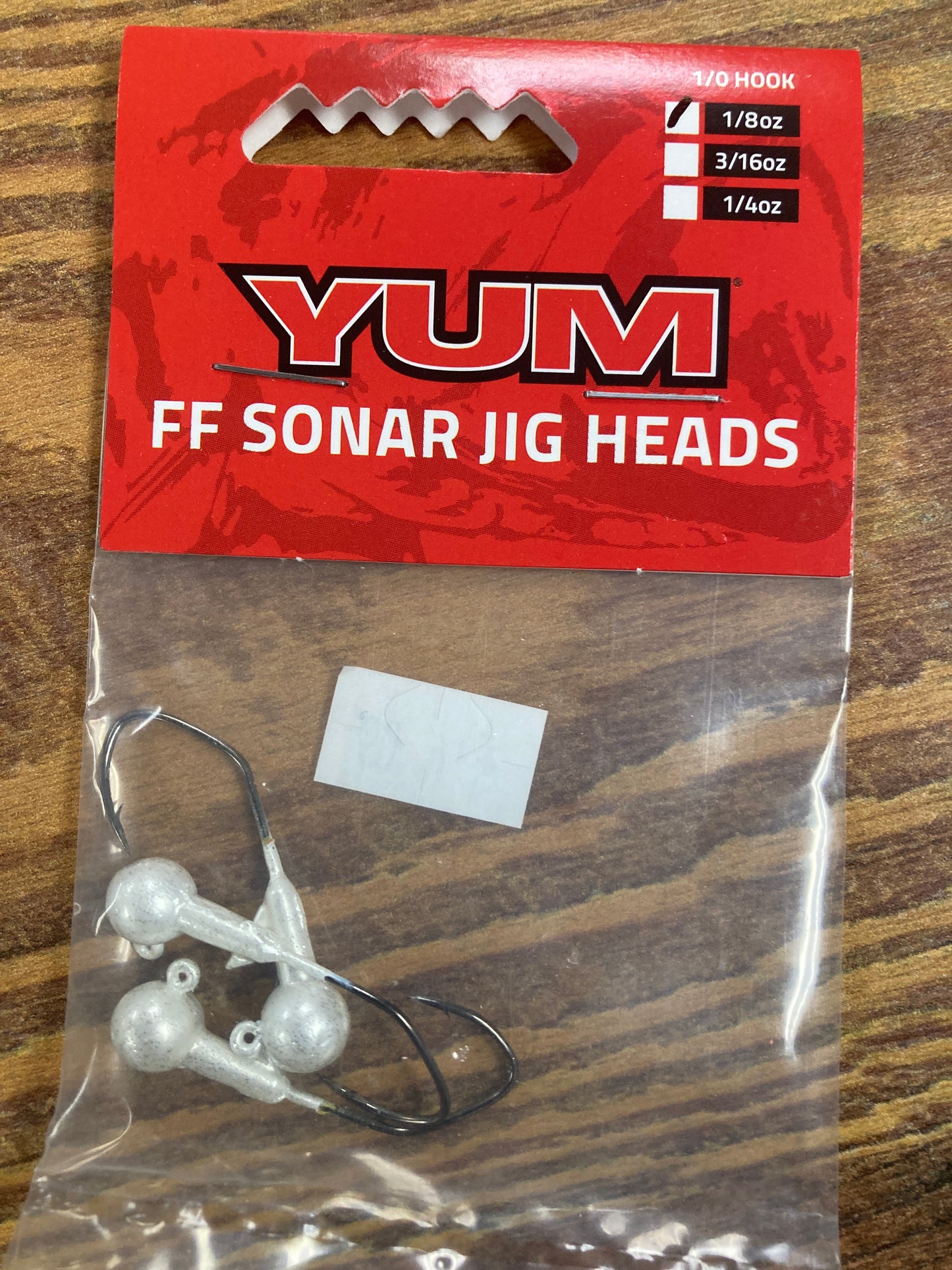 Yum FF Sonar Jig 1/8 oz. 1/0 Pearl