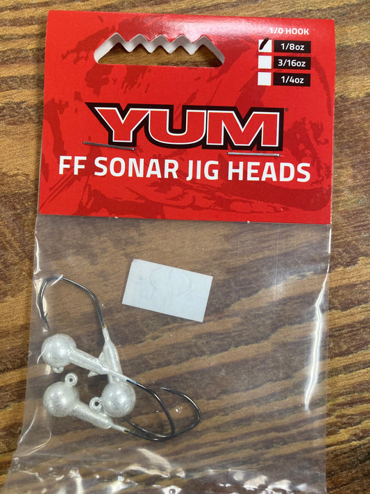 Yum FF Sonar Jig 1/8 oz. 1/0 Pearl