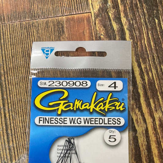 Gamakatsu Finesse WG Weedless # 4