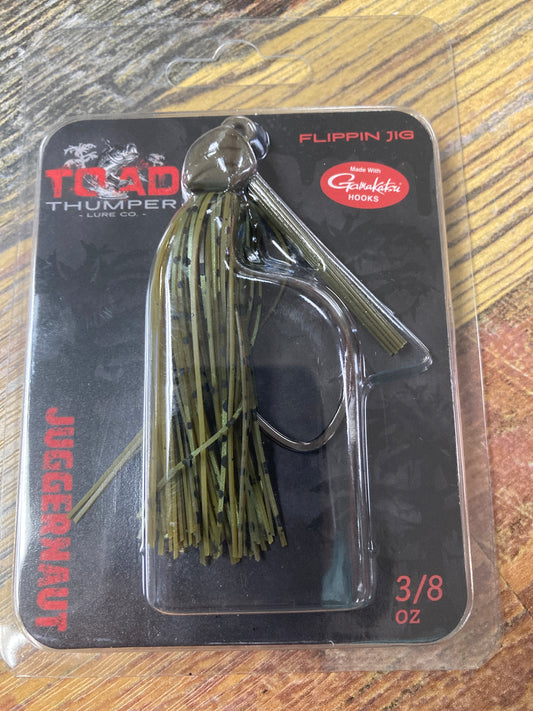 Toad Thumper Juggernaut Jig 3/8oz Watermelon Craw