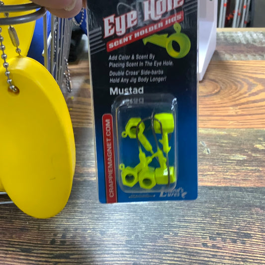 EYE HOLE JIG HEAD 1/8 oz. Chartreuse