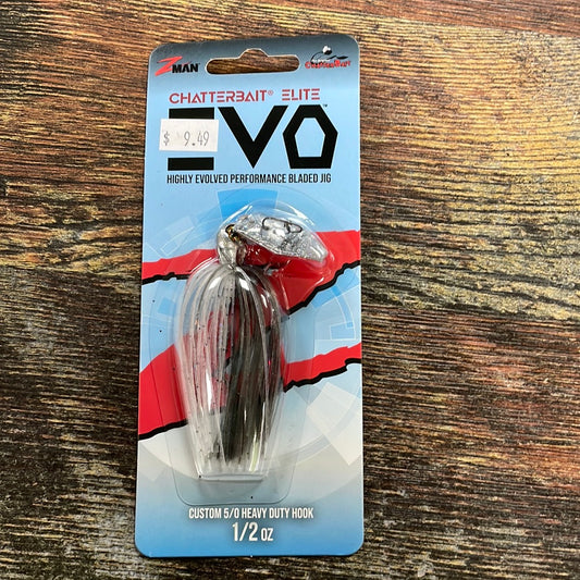 Z Man EVO Chatterbait 1/2 oz. 5/0 Electric Shad