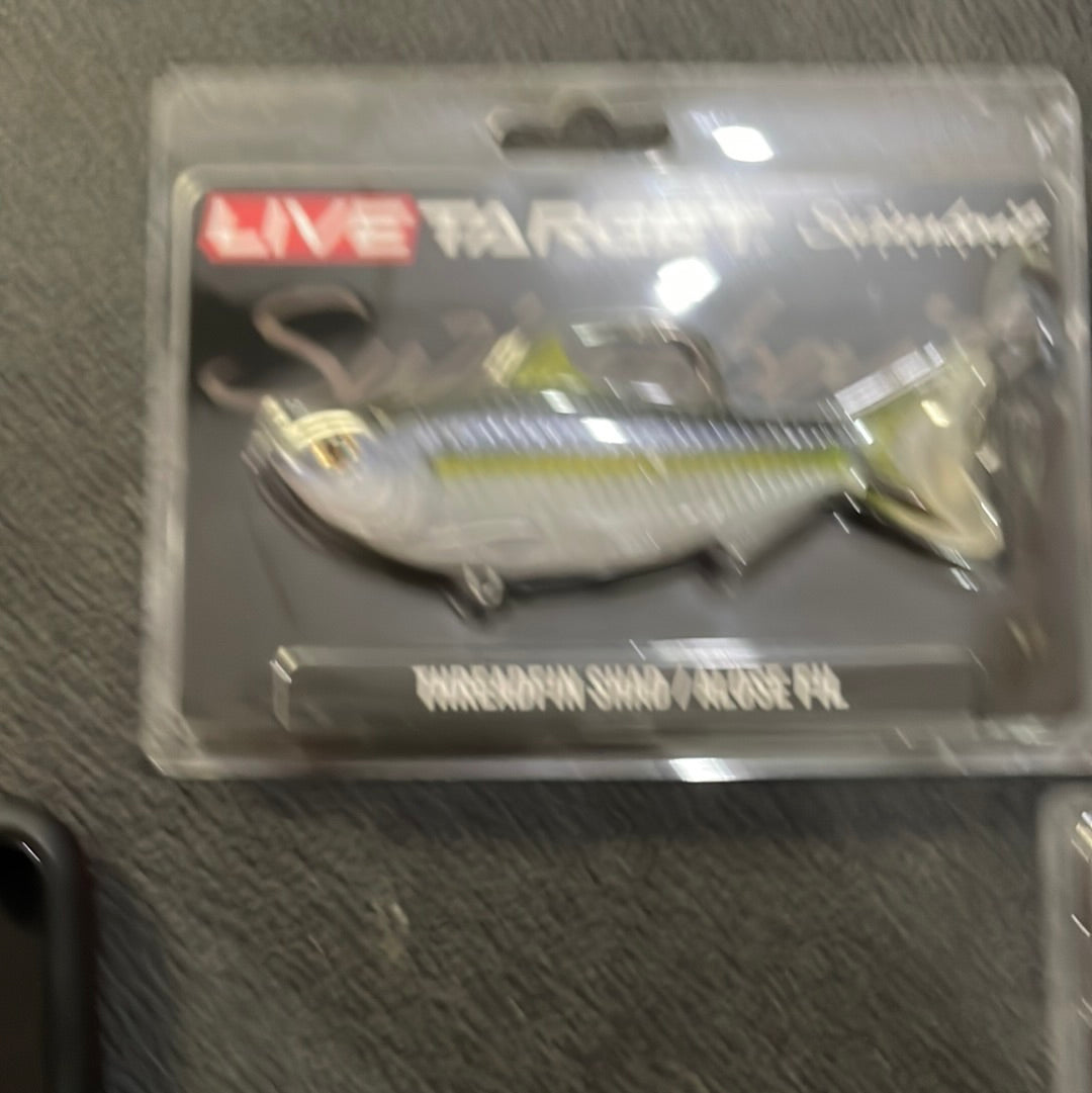 Live Target Swimbait Threadfin Shad/Alose Fin 4 1/2” 1 oz.