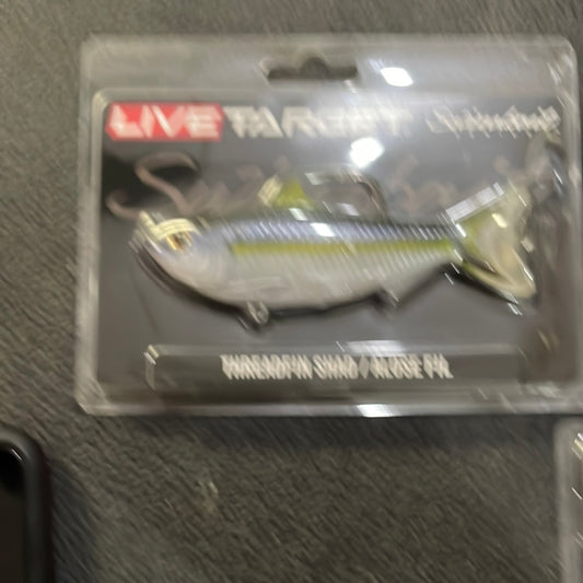 Live Target Swimbait Threadfin Shad/Alose Fin 4 1/2” 1 oz.