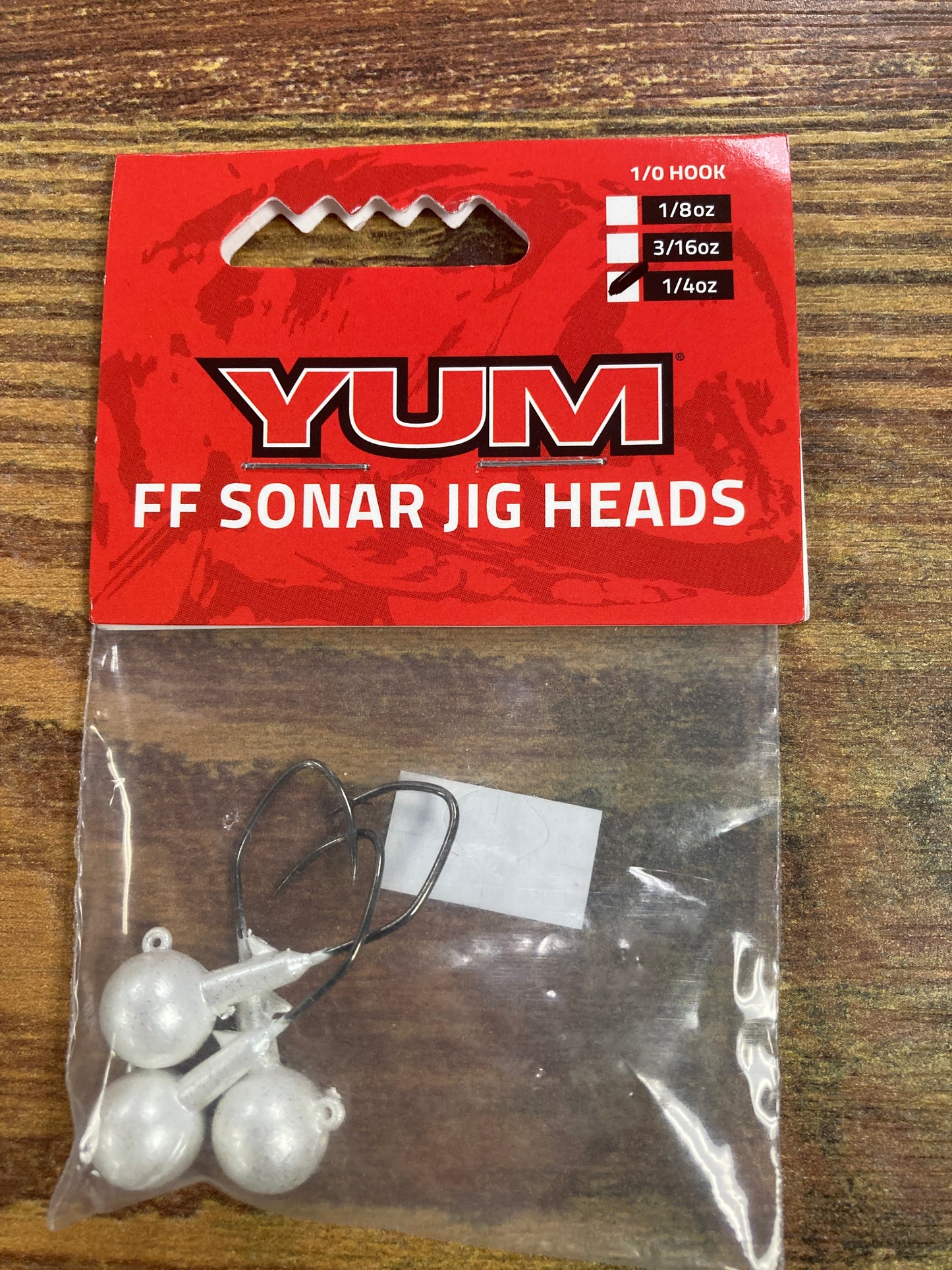 Yum FF Sonar Jig 1/4 oz. 1/0 Pearl