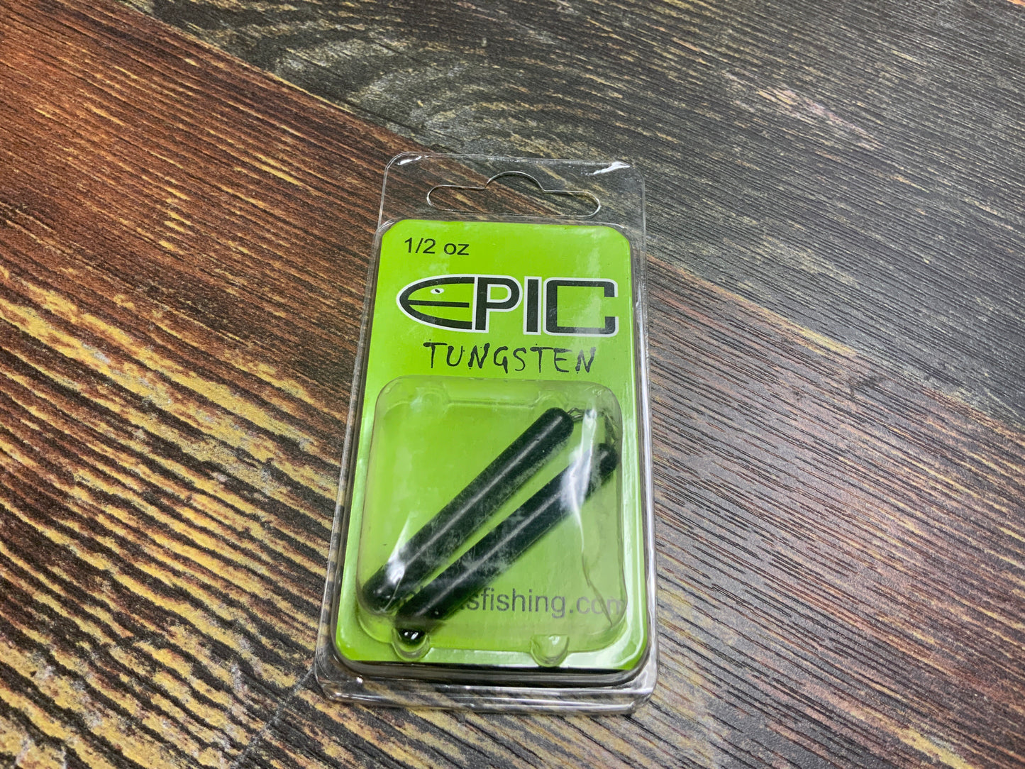 EPIC TUNGSTEN SKINNY DROPSHOT 1/2 OZ BLACK