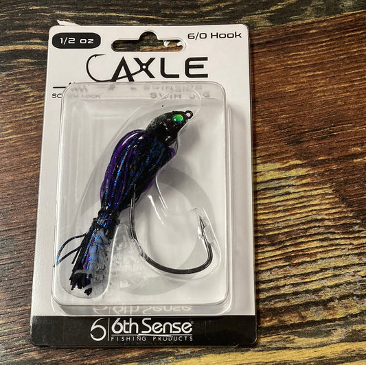 6th Sense Axle Swing Swim Jig 1/2 oz. 6/0 Blacklight