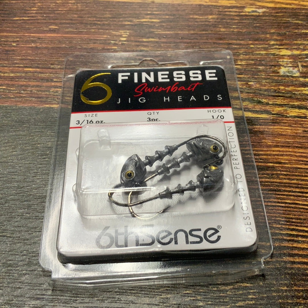 6TH SENSE JIG HEADS 3/16