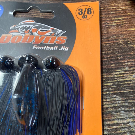 Dobyns Football Jig 3/8 oz. Midnight Blue