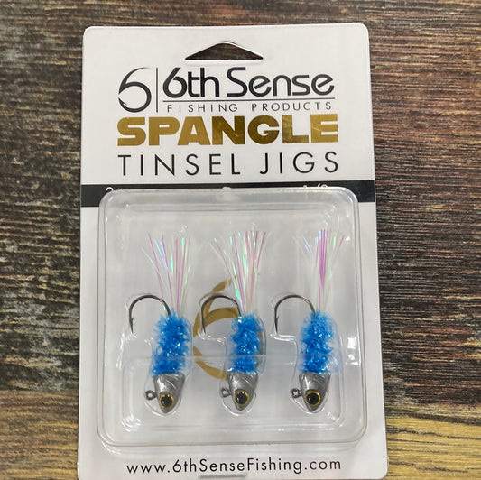 6th Sense Spangle Jigs 1/8 oz. Royal Minnow