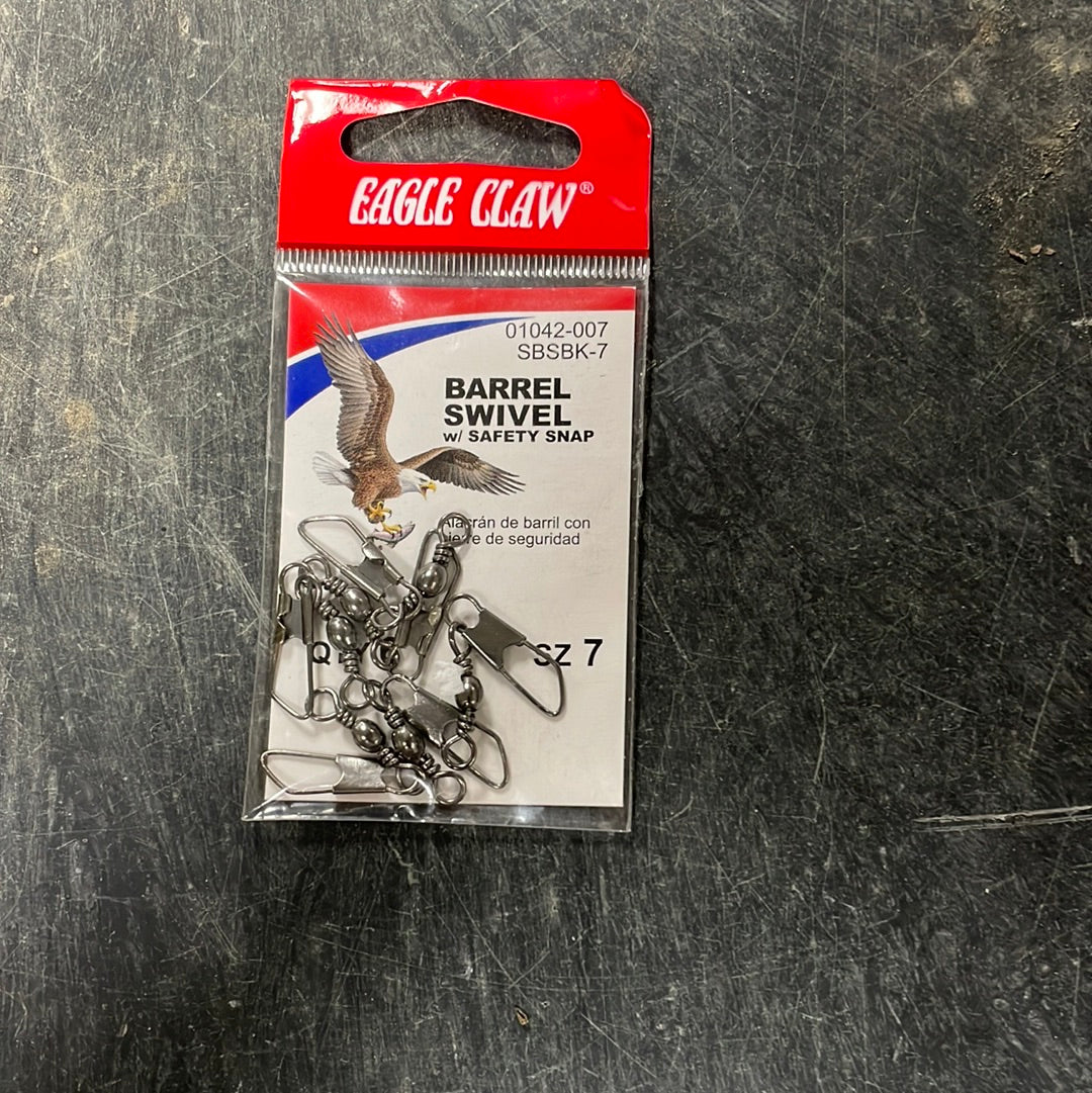 Eagle Claw Barrel Swivel Sz 7