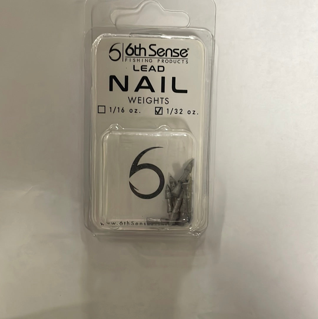 6th Sense Lead Nail WEIGHT 1/32 oz