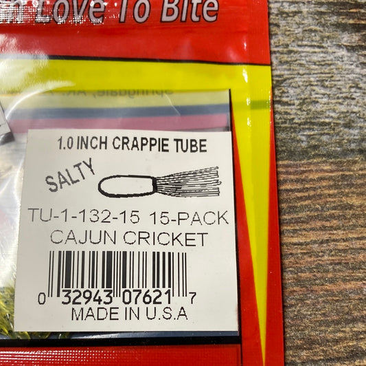 Arkie 1.0” Crappie Tube Cajun Cricket