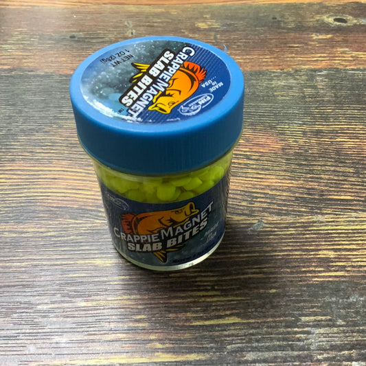 Crappie Magnet Slab Bites 1 oz. Chartreuse