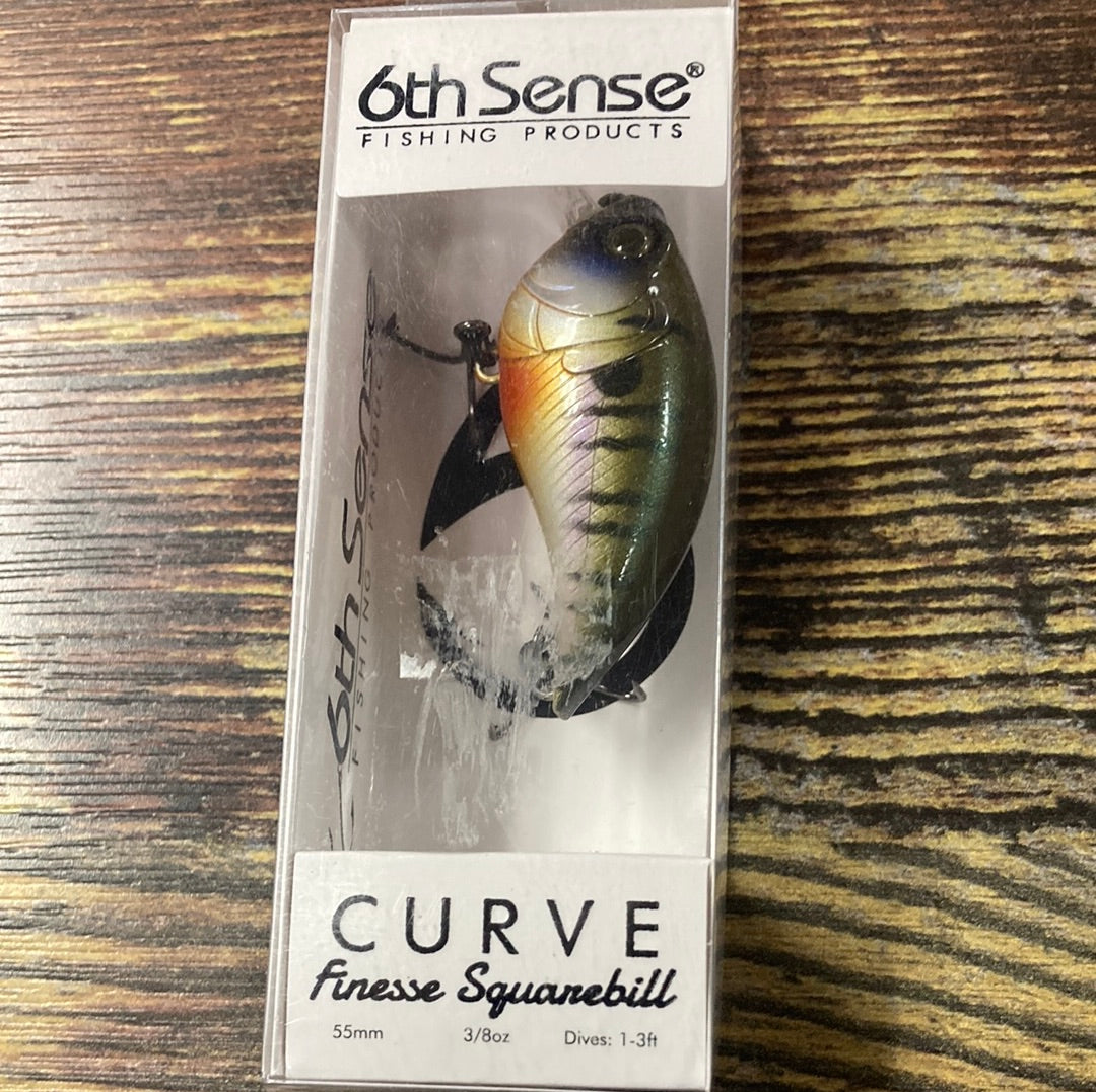 6th Sense Curve Finesse Squarebill 3/8 oz. 4K Blue Gill