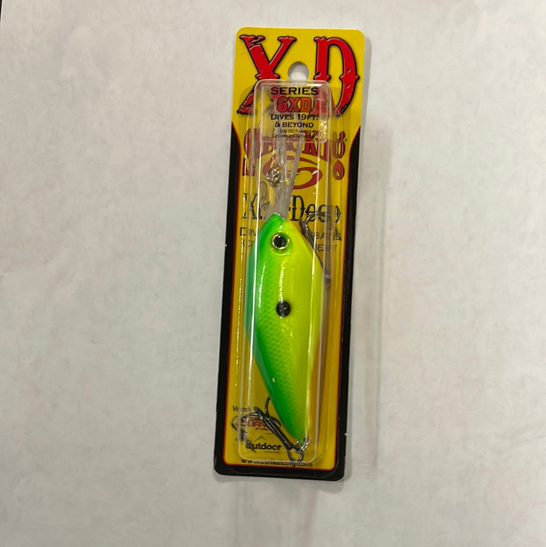 Strike King 6XD Dive 19’ & Beyond Green Back Chartreuse