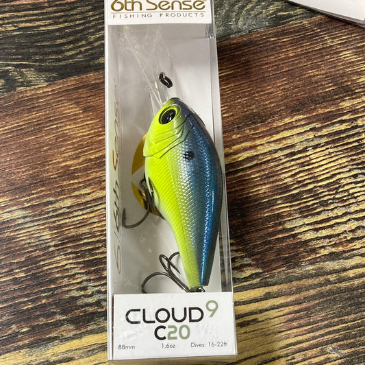 6th Sense Cloud 9 C20 - 1.6 oz. Chartreuse Pro Blue