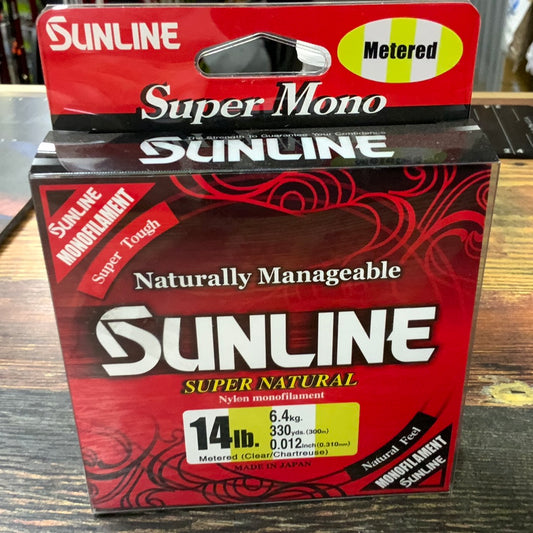 Sunline Super Natural Mono 14lb. Metered 330 yd.