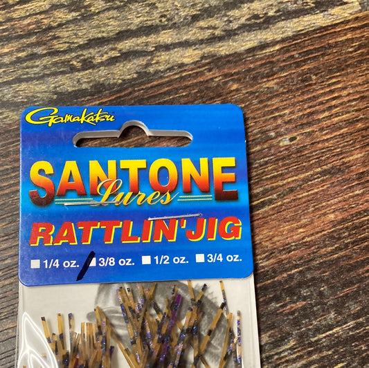 Santone Rattlin Jig 3/8oz PB&J