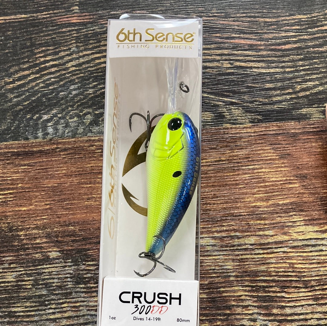 6th sense Crush 300DD Chartreuse Pro Blue