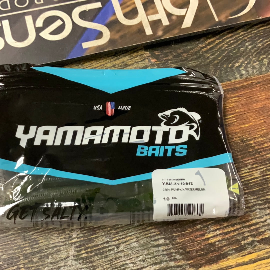 YAMAMOTO SWIMSENCO 5” GREEN PUMP WM