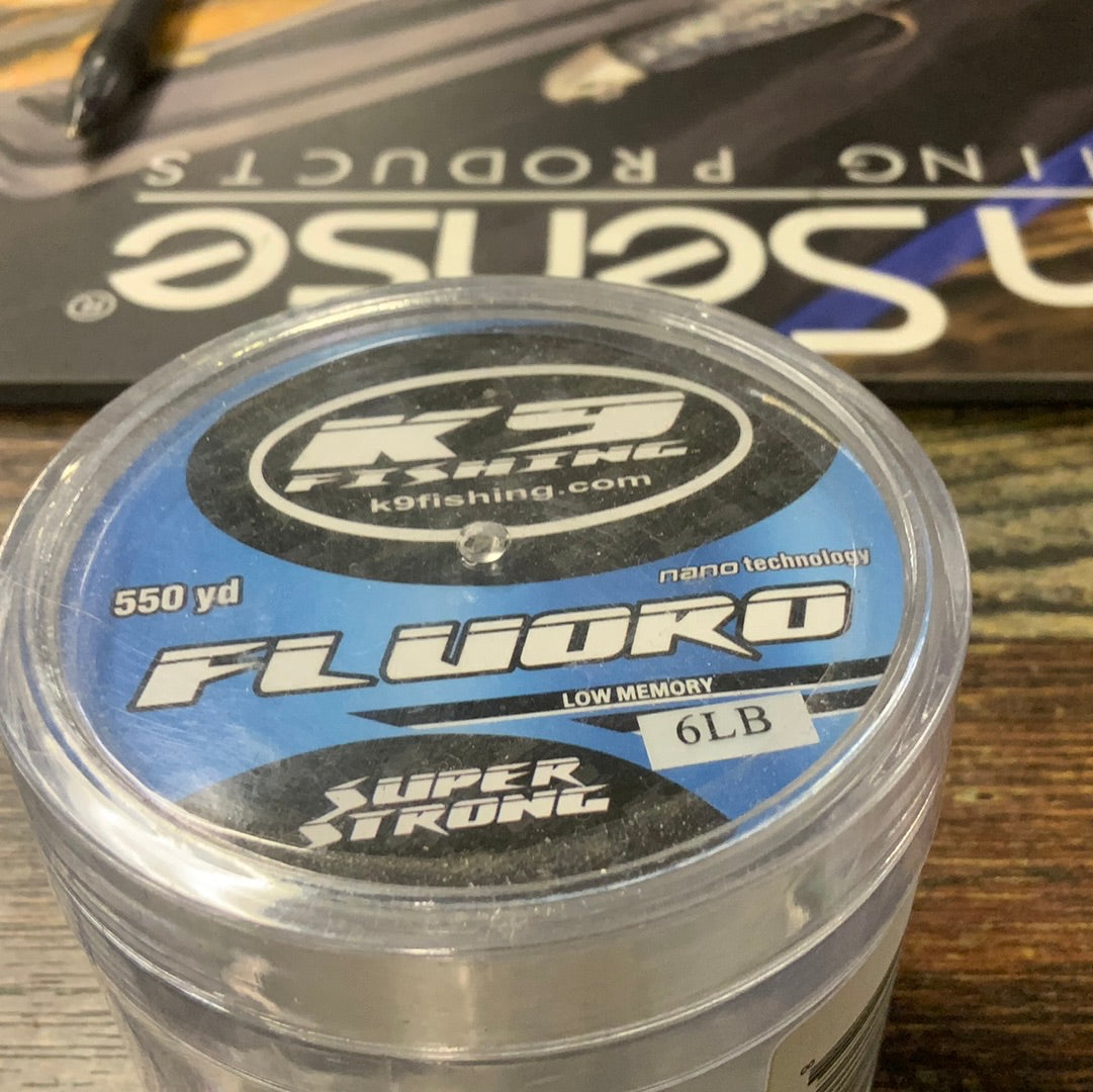 K-9 FLUOR 6LB 550 yds