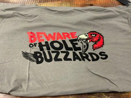 HOLE BUZZARD T SHIRT STONE GREY MEDIUM