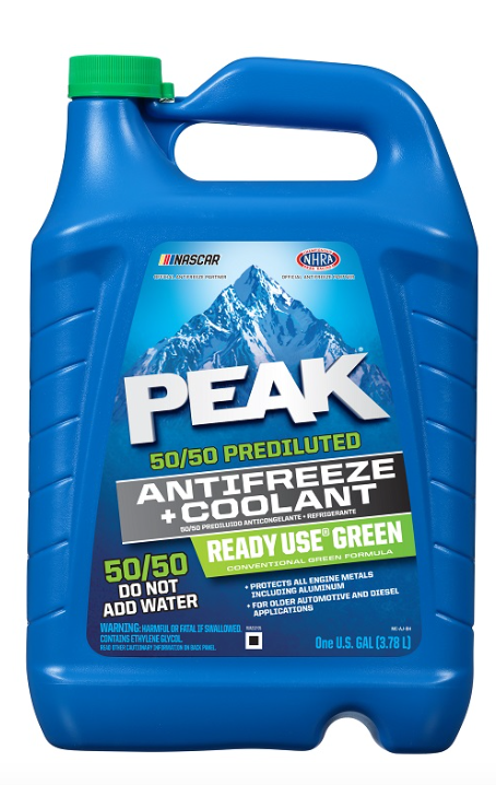 PEAK ANTIFREEZE 50/50 1G